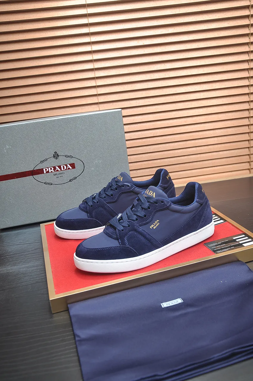 Men's shoes 💰580💶【PRADA】Top original, new season, high quality original goods, top imported calfskin with original imported glue, imported cowhide inside with original cowhide feet, original outsole! Quality guaranteed! Code 38-45 (45 customized)